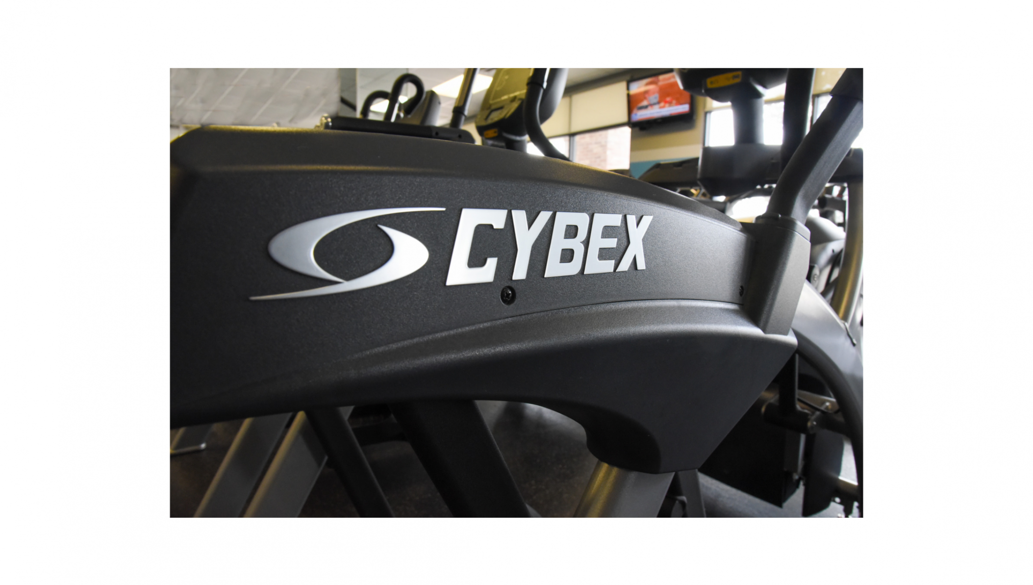 Cybex Logo on Total Body Arc Trainer.