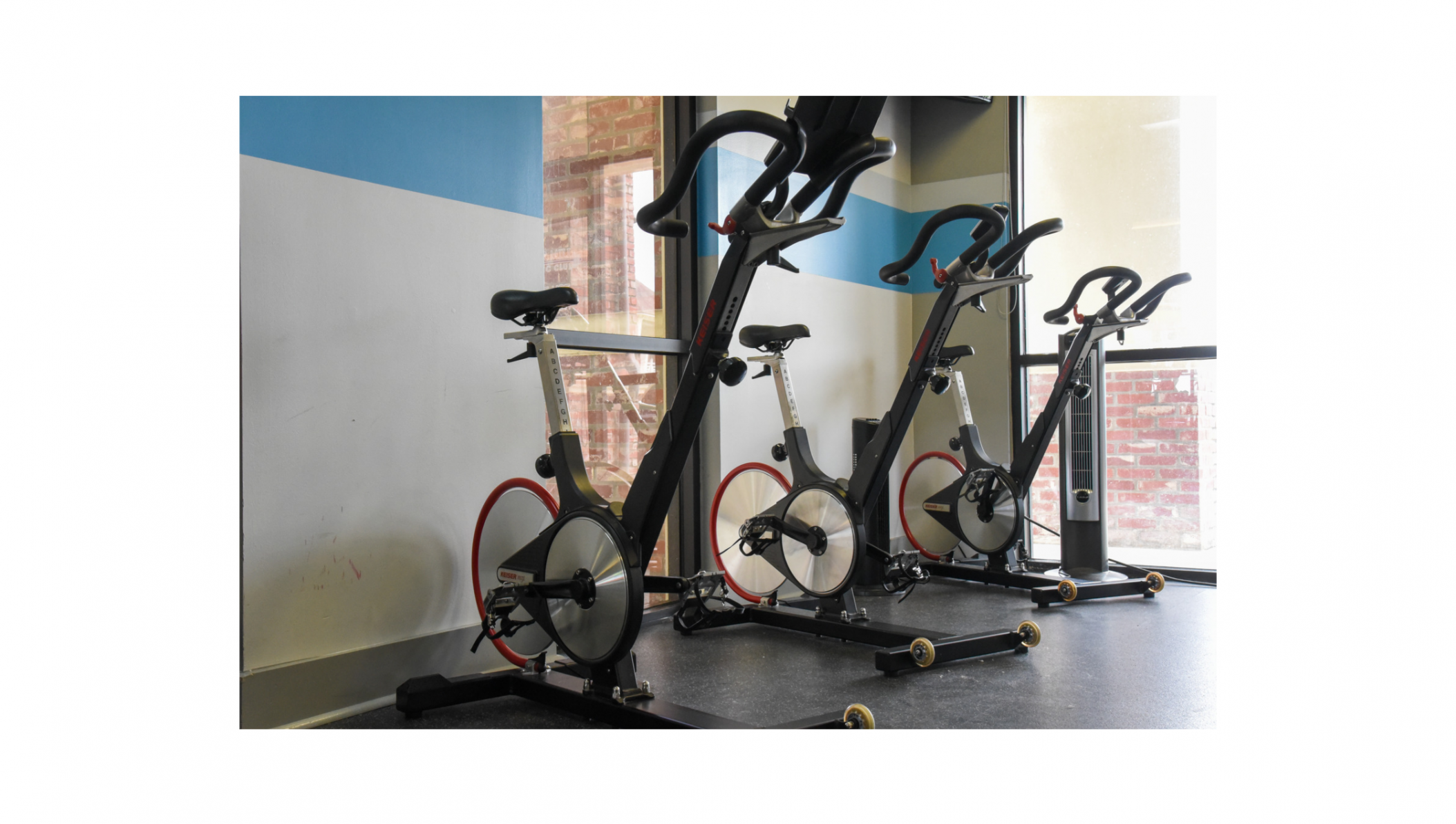 Keiser M3I Indoor Cycles.